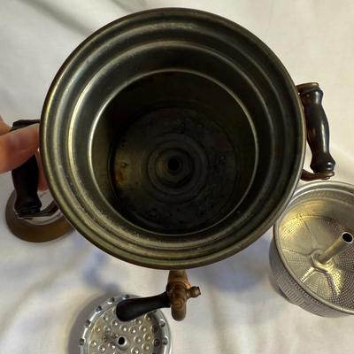 Landers, Frary & Clark Copper Coffee Percolator (LR-BM)