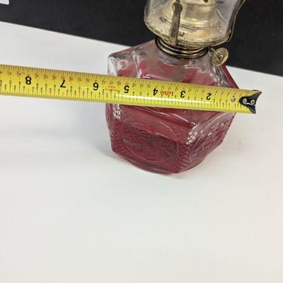 Vintage Glass Oil Lamp Light Lamp Farms