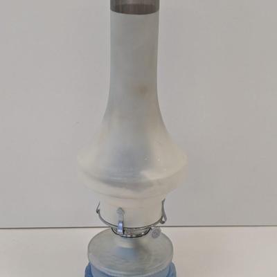 Vintage Lamplight Farm Glass Oil Lamp