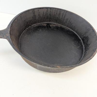 Antique 3-Leg Spider Skillet Fry Pan 12" Cast Iron With Lid