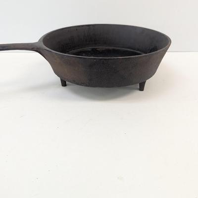 Antique 3-Leg Spider Skillet Fry Pan 12" Cast Iron With Lid