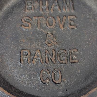 Collectible Cast Iron Pan B Ham Stove & Range Co. Approx 3 1/2"