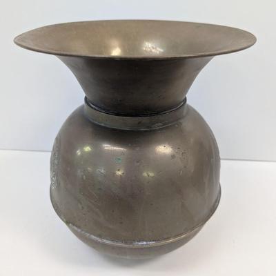 Vintage All Famous Havana 5 Cent Cigars Metal Spittoon
