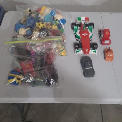 Sale Photo Thumbnail #57: Disney Pixar Cars 2 Italian Ferrari plus other grab bag items

Will receive everything pictured. No remote with car.