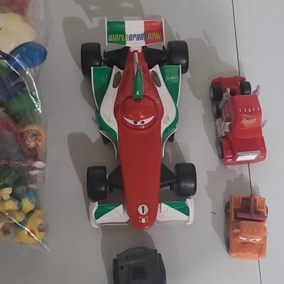 Sale Photo Thumbnail #56: Disney Pixar Cars 2 Italian Ferrari plus other grab bag items

Will receive everything pictured. No remote with car.