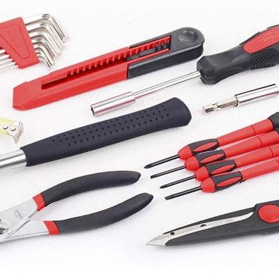 Apollo Tools Original 39 Piece General Household Tool Set in Toolbox Storage Case with Essential Hand Tools for Everyday Home Repairs,...