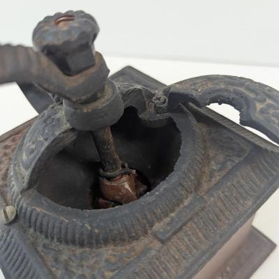 Vintage Cast Iron Coffee Grinder Hand Crank