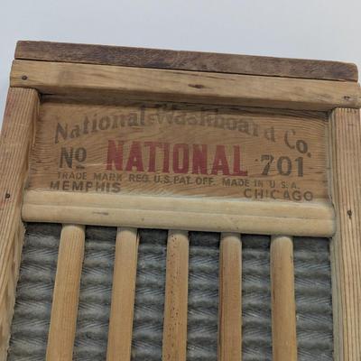 National Washboard No. 701 Made In USA
