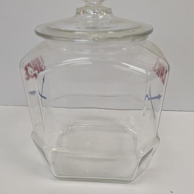 Vintage Lance Cracker Cookie Glass Jar