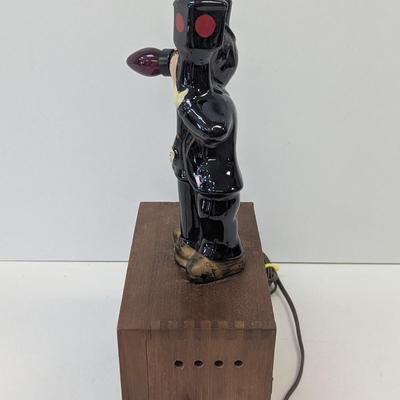 Vintage Drunk Bum Lamppost Bar Lamp