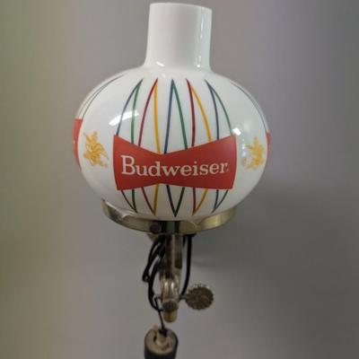 Vintage Budweiser Light-Up Wall Sconce