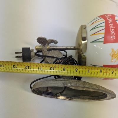 Vintage Budweiser Light-Up Wall Sconce