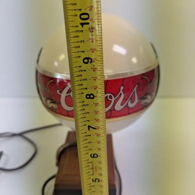 Vintage Adolph Coors Light Table Top Lamp