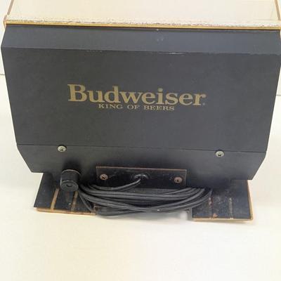 Vintage Budweiser Beer Clydesdale Horse Team Bar Light Up Display Sign