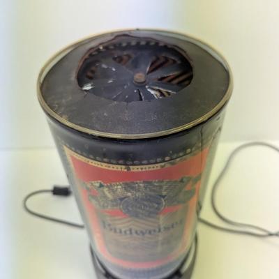 Vintage Budweiser Lighted Motion Spinning Light