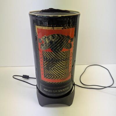 Vintage Budweiser Lighted Motion Spinning Light