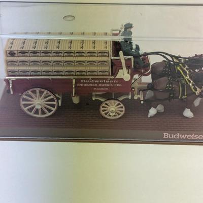 Budweiser Clydesdale Eight-Horse Hitch Display