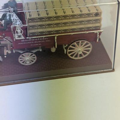 Budweiser Clydesdale Eight-Horse Hitch Display