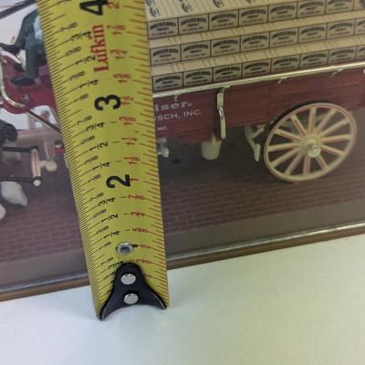 Budweiser Clydesdale Eight-Horse Hitch Display