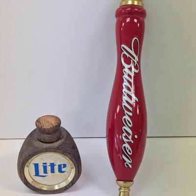 Budweiser Beer Tap & Miller Lite Broken Tap