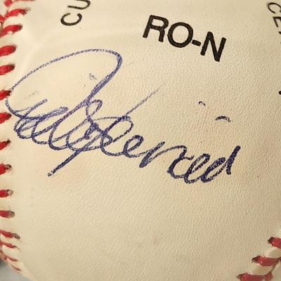 Mike Scioscia OMLB Signed Autographed Baseball In Collectors Case