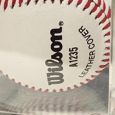Rocky Colavito Wilson A1235 Signed Autographed Baseball In Collectors Case