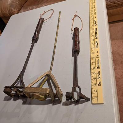 3 Antique Branding Irons