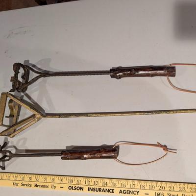 3 Antique Branding Irons