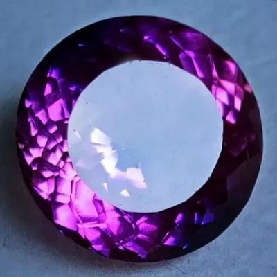 Flawless Natural Purple Pink Montana Sapphire Round Shape 6.85 Ct Loose Gemstone