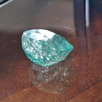 Blue Green Emerald Natural 12 cts