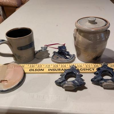 Variety of Rower Pottery with Ornaments