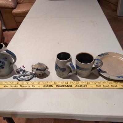 Variety of Rower Pottery with Ornaments