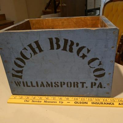 Delightful Antique Koch Bridge Co Crate