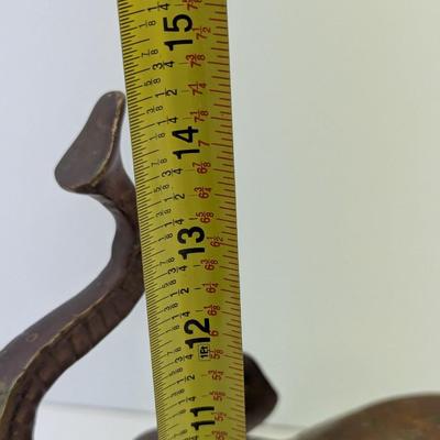 Approx 14 1/2" Tall Brass Elephant