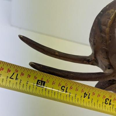 Approx 14 1/2" Tall Brass Elephant
