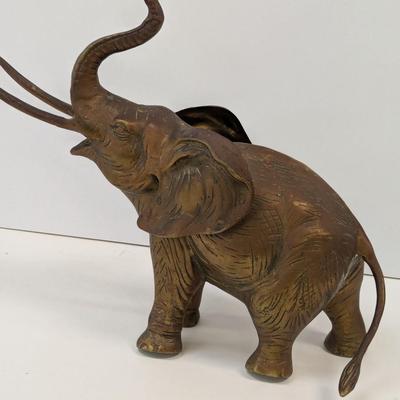 Approx 14 1/2" Tall Brass Elephant