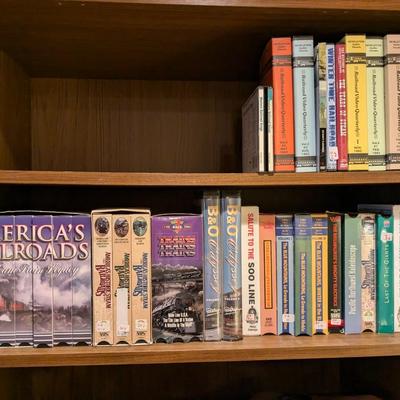 Railroad Theme VHS Tapes