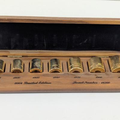 2004 Limited Edition Craftsman Gold Plated Socket Set Serial Number 16360