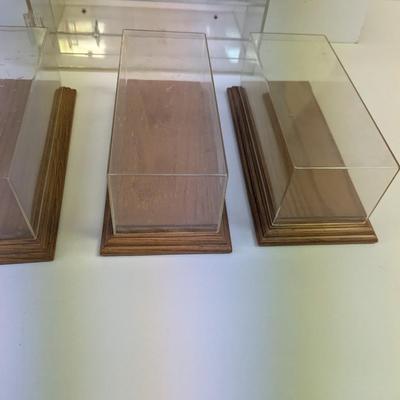 Plastic/Wood Display Containers For Model Cars