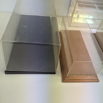 Plastic/Wood Display Containers For Model Cars