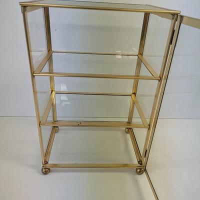 Metal & Glass Trinket Display Table Top