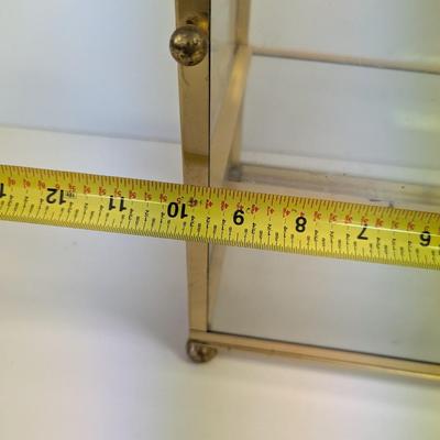 Metal & Glass Trinket Display Table Top
