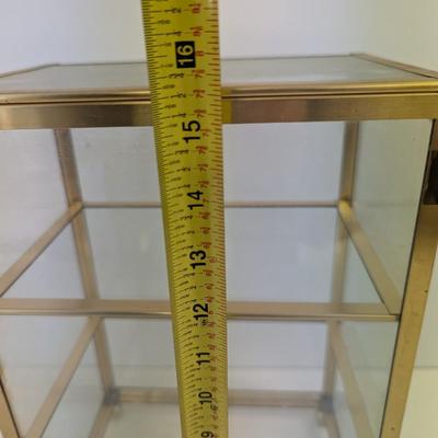 Metal & Glass Trinket Display Table Top