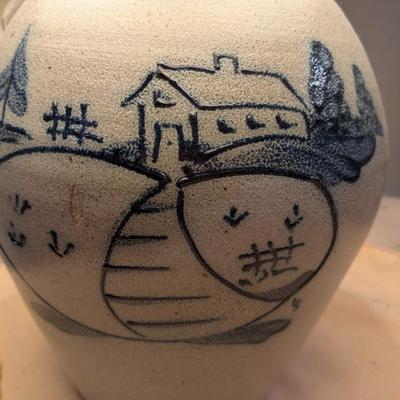 Sweet Rower Pottery Lamp