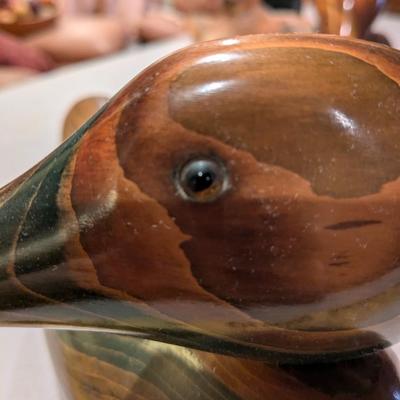 Vintage Bundy & Company Stamped /Hand Signed John Bundy Wooden Decoy Duck