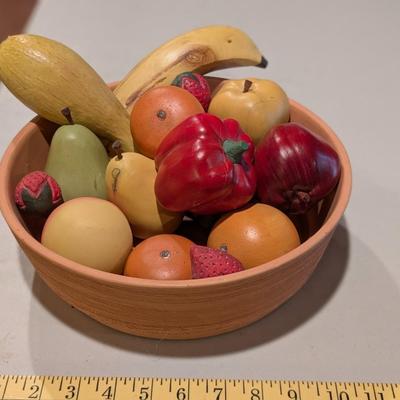 Quality Wood Carved Fruit Bowl