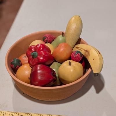 Quality Wood Carved Fruit Bowl