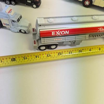 Hess Fire Ladder Engine & NASCAR Tractor Trailers