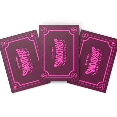 52-Pack Casting Shadows Card Sleeves by Unstable Games