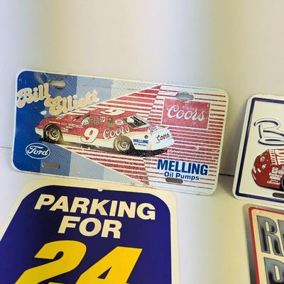 NASCAR Signs & Vanity Plate Covers
